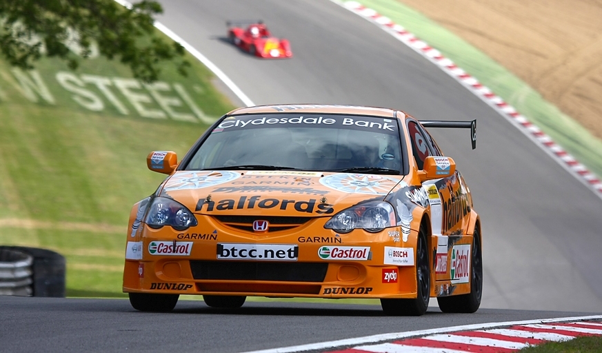 Honda Accord BTCC Car on track